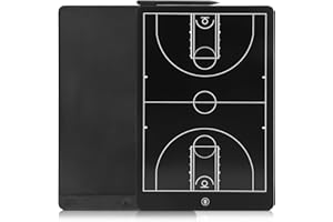 ZEMBSOYA LCD Elctronic Taktiktafel,Basketball Taktiktafel mit Tacical Pen,Erasable Tactical Drawing Board für Fußball, Basketball, Baseball Meisterschaft oder Training
