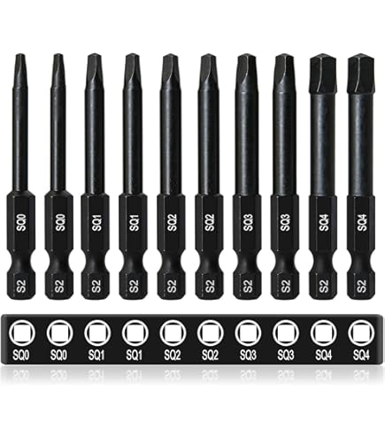 Punta Quadrata Robertson No.1 Per Viti Terrazza Trend - Gambo Esagonale 1/4", 100mm - Foto 11