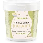 EATALIAN by AMZ BETTER Pistachio Cream with Kataifi, Delicious Spread with a Unique Flavor, Ideal for Spreading on Bread, Per