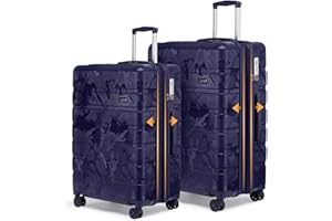 Sea choice Valise Set 2 Rigides Grande Taille 65/75cm Rigide Extensible 100% RPO Légère avec Serrure TSA et 4 Roues