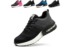 BAOFULAR Scarpe Antinfortunistiche Uomo Donna Leggere Scarpe da Lavoro Comode Scarpe Sicurezza Antiscivolo Traspiranti