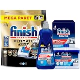 Finish Ultimate Plus 75 Kaps&uuml;l Bulaşık Makinesi Deterjanı Tableti + Temizlik ve Bakım Seti