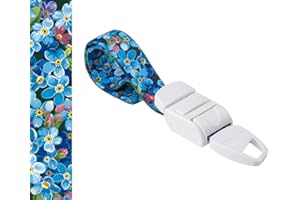 Rolseley - Laccio emostatico professionale a rilascio rapido o lento, per uso medico o infermieristico, con motivo floreale (nontiscordardimé)