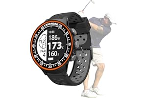 CANMORE TW411 Golf GPS Watch with Fitness Tracker, 41,000+ Free Preloaded Worldwide Course, Upgraded IC Chip, Orange
