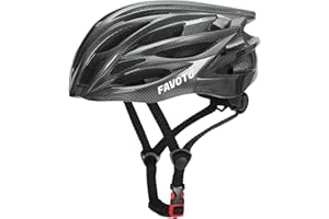 Favoto Casque de Vélo Réglable Léger - Certifié CE TUV Casques de Cyclisme VTT Route Montagne pour Homme Femme Adultes