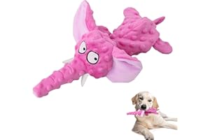 CPYOSN Squeaky Dog Toys, No Stuffing Crinkle Plush Chew Toys for Puppy Teething, Durable Interactive Soft Dog Toys for Small, Medium and Large Dogs