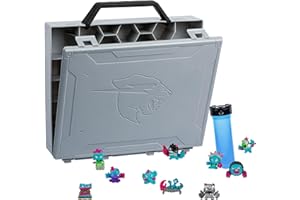 MRBEAST LAB Valise de Collection Swarms, 10 Mini créatures à découvrir, Mène l'expérience Ultime et crée 2 Mini créatures, Peut contenir Plus de 130 Jouets, avec Une panthère Ultra Rare Exclusive