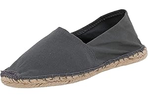 Japanwelt Espadrilles für Damen & Herren I Sommerlatschen Latschen Sommer Slipper Sommerschuhe Freizeitschuhe Flache-Schuhe Leinenschuhe Canvas Sneaker Damen-Slip-On Unisex, atmungsaktiv & bequem