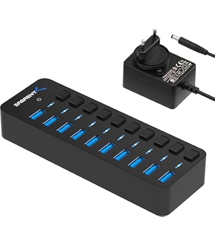 StarTech 10-Port USB 3.0 Hub w/ Charge/S StarTech 10-Port USB 3.0 Hub w/ Charge/S