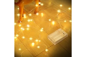 Romwish 12 m, 120 diod LED, łańcuch świetlny LED, dekoracja do sypialni, na Boże Narodzenie, wesele, imprezę, do domu, ogrodu, ciepła biel
