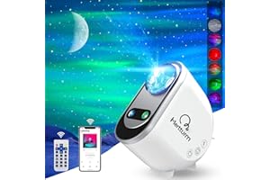 MERTTURM Premium Proiettore Stelle Soffitto, 3 in 1 Proiettore Galassia Bluetooth Musica, Luce Notturna 6 Rumore Bianco, 63 Modalità, Regalo per Bambini, Decorazione