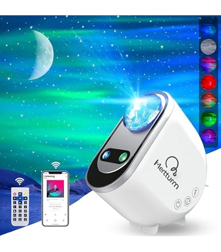 Ocean Lamp LED Proiettore Cielo Stellato Creativo Aurora Lampada 16 Colori 30 Effetti di Illuminazione con Telecomando per Camera Decorazione Onda Lamp Adulti Bambini Regalo Festa