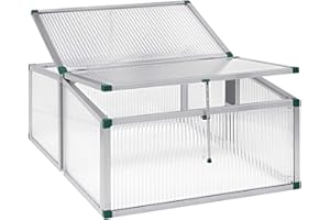 ‎BECKMANN Beckmann FT4 Frühbeet Typ Allgäu Modell 4 Größe 1 mit 16 mm Polycarbonat Stegdreifachplatten