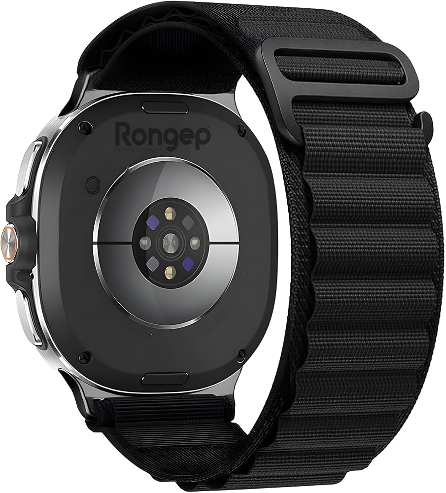 Rongep [Travel Loop] Samsung Galaxy Watch 9/8 44mm/40mm/Classic 46mm ile Uyumlu Kordon Rahat Kumaş Samsung Watch 9 44mm Kordonu Terletmeyen Konforlu Tasarım Galaxy Watch 9 Kordon
