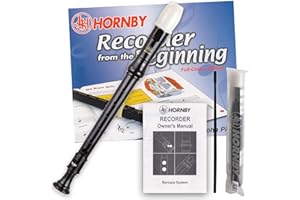 PUREMYSTIC Learn To Play The Recorder Package With Recorder Case & Tutorial Book John Pitts