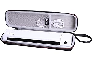 L LTGEM LTGEM Hard Case for Brother DS-640 / DS-740D / DS-940DW / DS-720D Compact Mobile Document Scanner & Itari Portable Printer - Protective Carrying Storage Bag