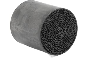 DAUZ Catalyseur de Tuyau d'échappement, Catalyseur de Silencieux d'échappement Universel Facile à Installer Antirouille pour Moto (48 * 50mm)