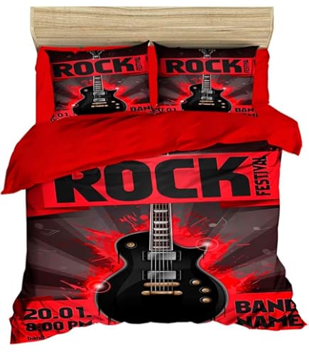 ACDC Rock Parure de lit AC/DC Ballbreaker Bleu 135 x 200 cm 80 x 80