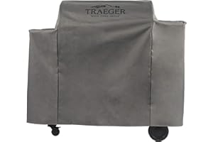 Traeger Pellet Grills BAC513 Ironwood 885 Full Length Grill Cover, Gray