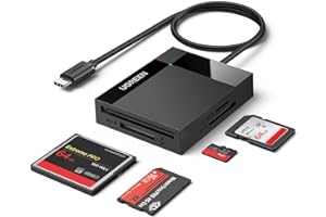 UGREEN USB C Lettore Schede SD TF CF MS Card Reader 4 in 1 Tipo C Adattatore per Scheda di Memoria Compatibile con iPhone 17 Pro Max MacBook Pro 2023 Air iPad Pro Air iPhone 16 PS5 4 Xbox Galaxy S23