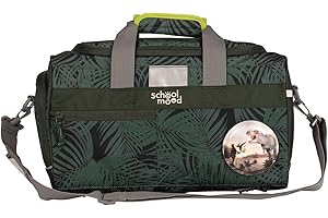 School-Mood Primary School Sports Bag - Spacious with Wet Compartment, Zip, Removable Shoulder Strap & Reflective Surfaces, Training Bag & Leisure Bag, Daniel Dinosaurs, Sports bag
