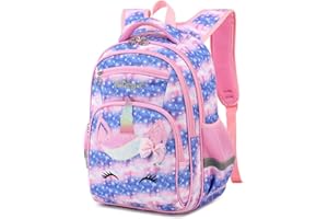 Cusangel Schulrucksack für jungen,kinderrucksäcke mit Brustgurt kinder,Grosse Kapazität Grundschulrucksack,Rucksack,ab der 1-7.Klasse mädchen