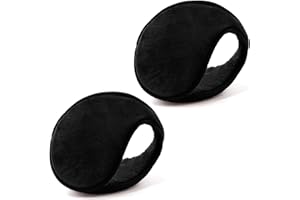 YQXCC Orejeras 2 piezas Calentadores de Oídos para Hombres y Mujeres - Clásico Lana Unisexo Orejeras Cálidas de Invierno