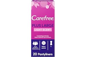 Carefree Plus Large Pantyliners - Pack of 60