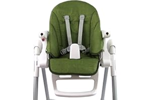 BAMBINIWELT BY RAFAEL K. Housse de rechange Bambiniwelt - Compatible avec Peg Perego Prima Pappa ZERO3 & SIESTA (vert chiné)