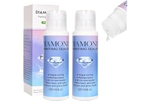 Marjoramy 2 Pezzi Sigillante per La Pittura Diamante,240ml Colla Diamond Art Painting,5d La Pittura Diamante Colla Trasparente, per La Pittura Diamante E La Colla Puzzle