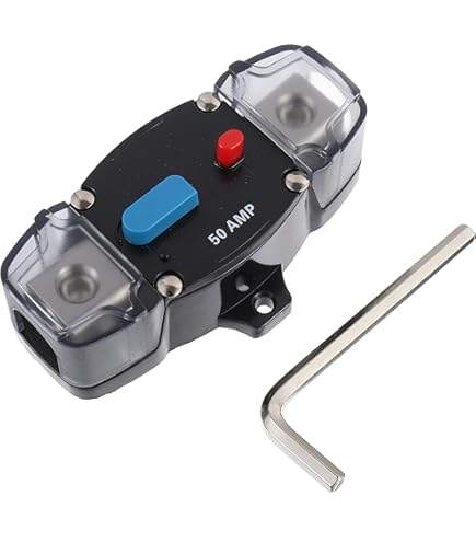 Auto Sicherung 30A | Manueller Reset | 12V-48V DC | Wasserdicht | Für Audioanlagen & Verstärker