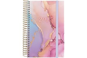 Finocam - Agenda Espiral Design Collection 2025 1 Día Página Enero 2025 - Diciembre 2025 (12 meses) Goldy Español