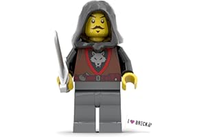 Lego Wolfpack Figuren Set: Lego Wolfskrieger mit Schwert – Erweitere Deine Armee und Ritterburg mit Ritter Minifiguren, aus dem Wolfpack Battle Pack