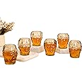 KAVI Small Old Monk Face Glasses 300ML (Set of 6)