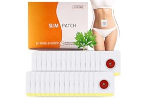 CHANEEHANN 30 Stück Abnehmpflaster für Bauch und Taille mit natürlichen Pflanzenextrakten, Selbstklebendes Gewichtskontrolle Pflaster, Einfache Anwendung, Unterstützt die Figurpflege eine gepflegte Silhouette