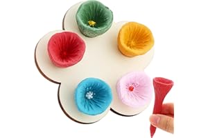 RZCOMP Bee Cups For Thirsty Bees Garden Bee Cups Disguised As Flowers Bee Cups For Garden Thirsty Pollinators Need Drink Cup Garden Decorations To Hydrate The Bees(5 colors)