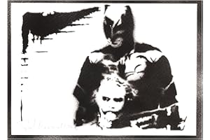 moreno-mata Bat... Autentico Graffiti Hecho a Mano Handmade Poster Superheroes Cuadros Decoracion Salon Modernos Regalos Originales para Hombre y Mujer