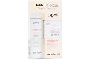 Sensilis - Pack de Doble Limpieza Calm In Balm y Gentle Cleansing Mousse, Bálsamo Limpiador Desmaquillante y Calmante y Espuma Limpiadora Hidratante, para Pieles Sensibles y Reactivas - 25 ml + 200 ml