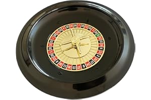 POKER CHIP SHOP Roulette de 25,4 cm avec 2 balles