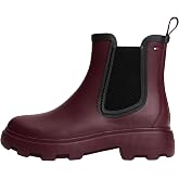 Tommy Hilfiger Kadın Bayrağı Ayak Bileği Rainboot Sıcak Astar Fw0fw08974