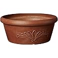Arcadia Garden Products TA25TC Bulb Pan 10 x 3.5 Terra Cotta Color, Plastic Earthenware Stone Wood, 10"x3.5"