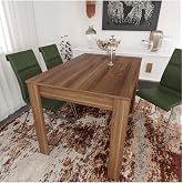 Pacific Home Single Kitchen Dining Table, 120X80 Cm, Rectangular, Walnut