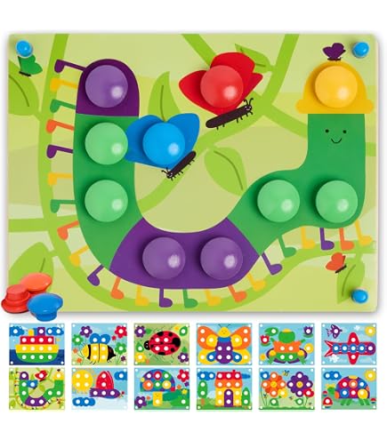 Jeu Labyrinthe Magnétique en Bois pour Enfant - Motricité Fine et Jeu Labyrinthe Magnétique en Bois pour Enfant - Motricité Fine et