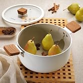 Schafer Ceramoni Seramik Derin Tencere 24 Cm-Krem