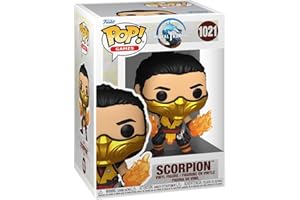 Funko Pop! Games: MK1- Scorpion - Mortal Kombat Game Franchise - Figurine en Vinyle à Collectionner - Idée de Cadeau - Produits Officiels - Jouets pour Les Enfants et Adultes - Video Games Fans