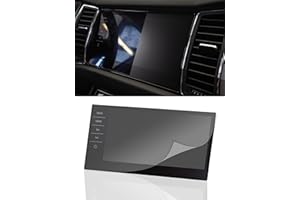 DISSKIN® Displayschutzfolie Kompatibel zu Skoda Kodiaq Columbus - selbstheilend durch Wärme, Matt, antibakterielle Beschichtung, Anti-Fingerabdruck