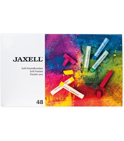 Honsell 46030 - Jaxell extra fijne kunstenaarspastel, set van 30 in kartonnen etui, zachte verfstreep, hoge kleurglans, voor kunstenaars, hobbyschilders, school, kunstonderwijs en opleiding