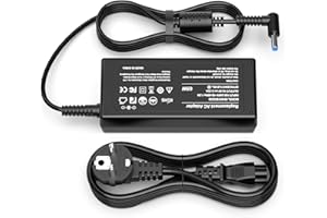 BIUBOTY 65W 45W Chargeur HP Ordinateur Portable PC Elitebook 840 850 G8 Pavilion X360 11 13 14 15 17 Envy Probook 430 450 250 G3 G4 G5 G6 G7 Stream 741727-001 710412-001 Adaptateur Alimentation 19.5V 3.33A