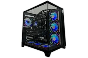 NitroPC - PC Gaming Extrême Nitro (Intel Core i9 12900K 16/24 5,2 GHz, RTX 5070 12 Go, RAM 32 Go, M.2 1 to, Windows 11 Pro, WiFi) Ordinateur de Bureau, PC Gamer (Noir) Nouvelle Version