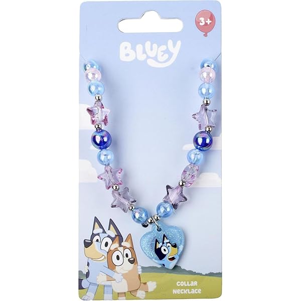 Bluey Ensemble De Bracelets Avec Perles Irisées, étoiles Translucides
